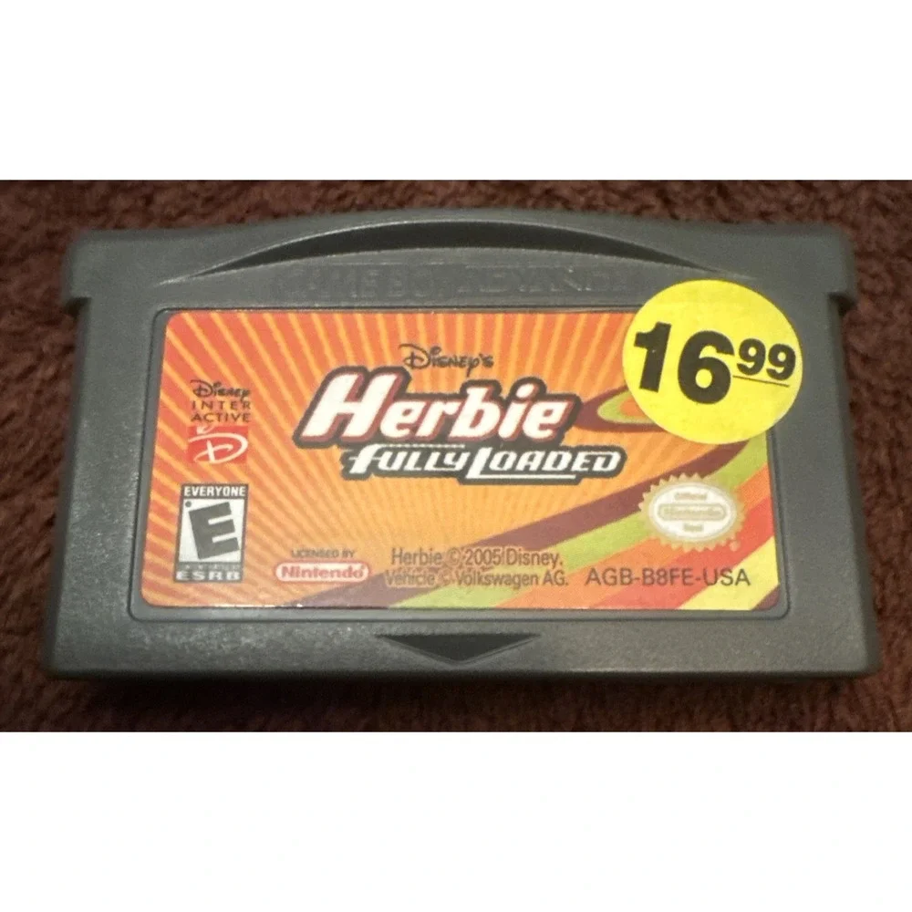Disney's Herbie: Fully Loaded (Nintendo Game Boy Advance, GBA 2005) GAME ONLY